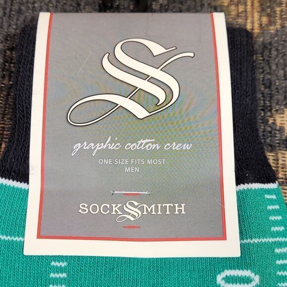 Sock Smith Football Novelty Socks~ NWT - Picture 2 of 4